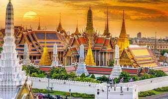 thailande-destination Temples dorés et lever de soleil en Thailande