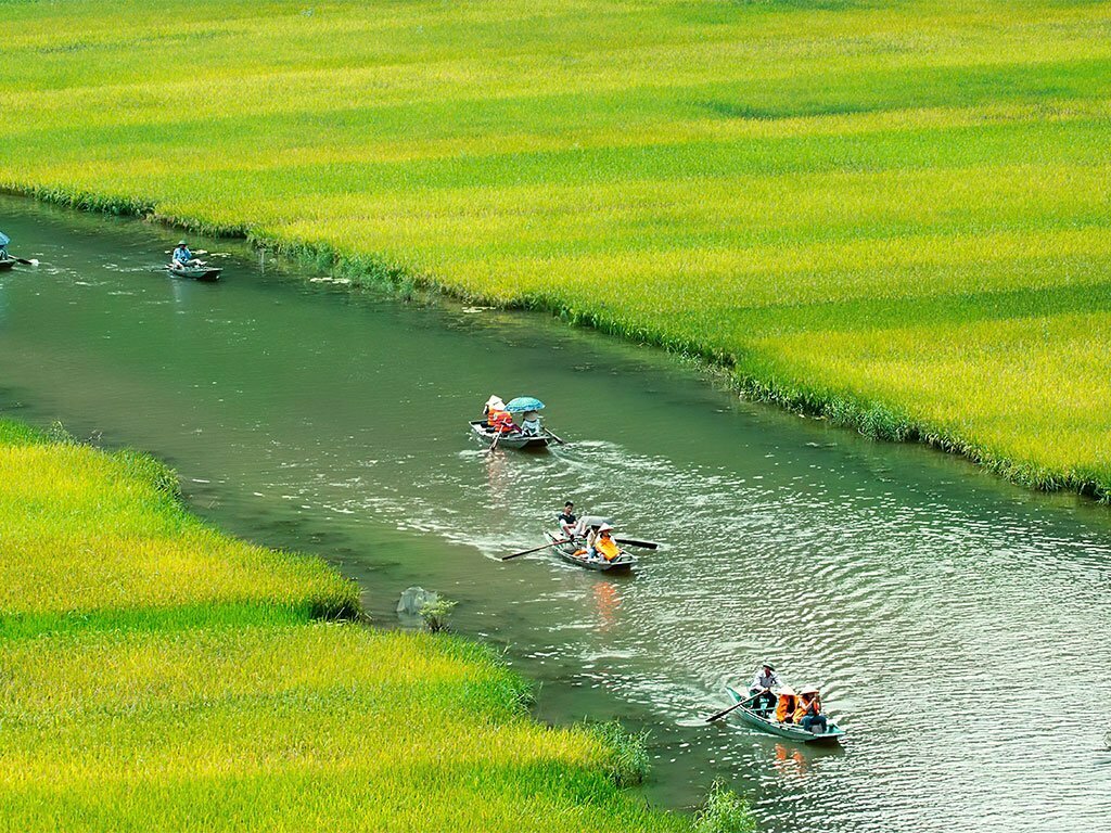 Activités à Ninh Binh en famille - Le site Tam Coc