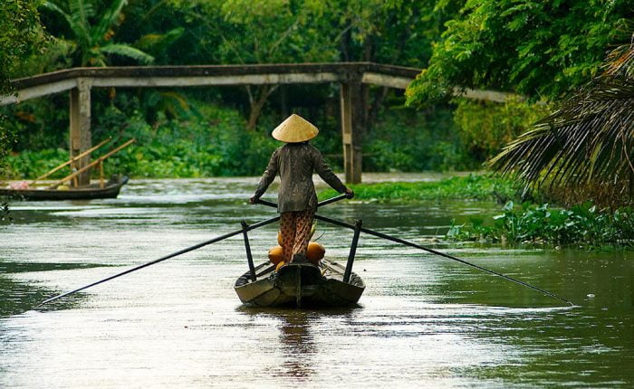 Le delta du Mékong Vietnam