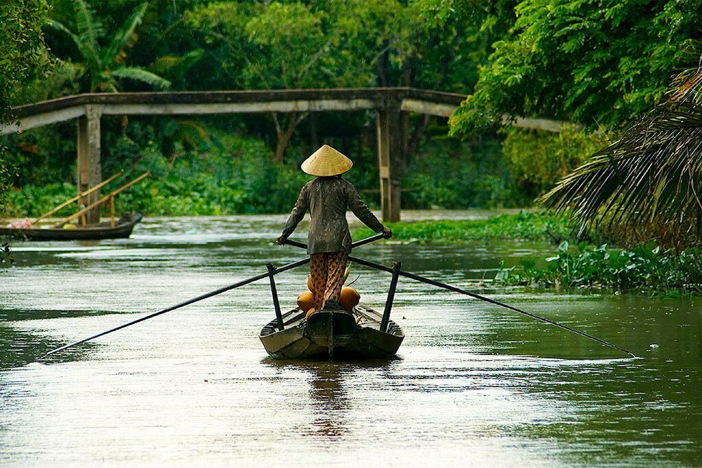 Le delta du Mékong Vietnam