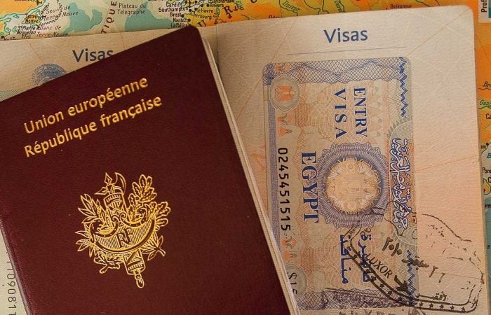 Passeport, visa et carte du monde