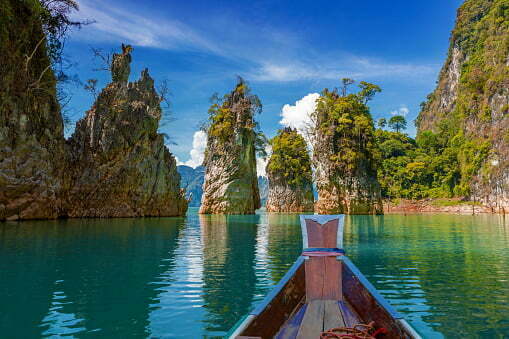 Parc national de Khao Sok - une destination de voyage naturelle populaire en Thaïlande