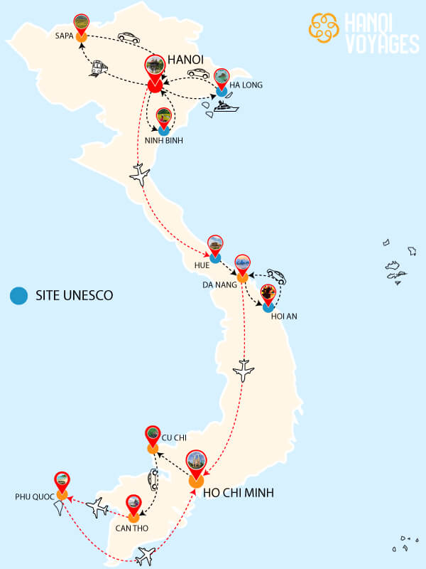 Circuit Vietnam en famille 21 jours