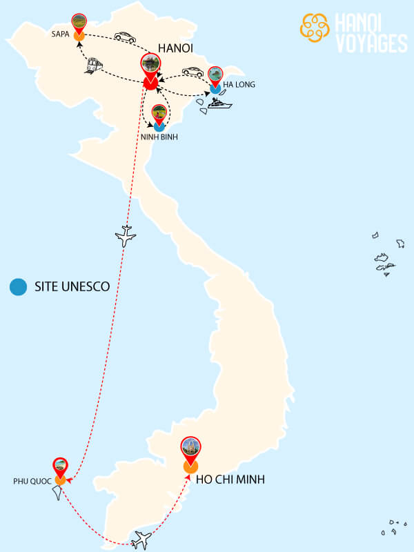 Voyage de noces au Vietnam 12 jours