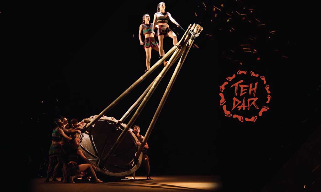 Spectacle de bamboo Tehda