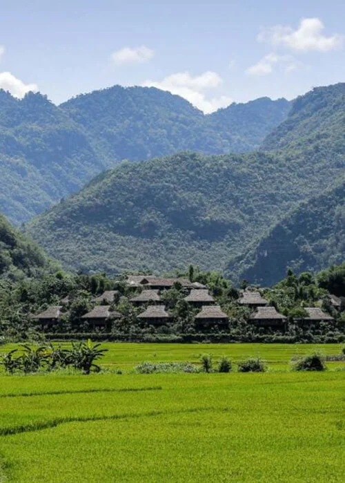 Mai Chau ecolodge panorama