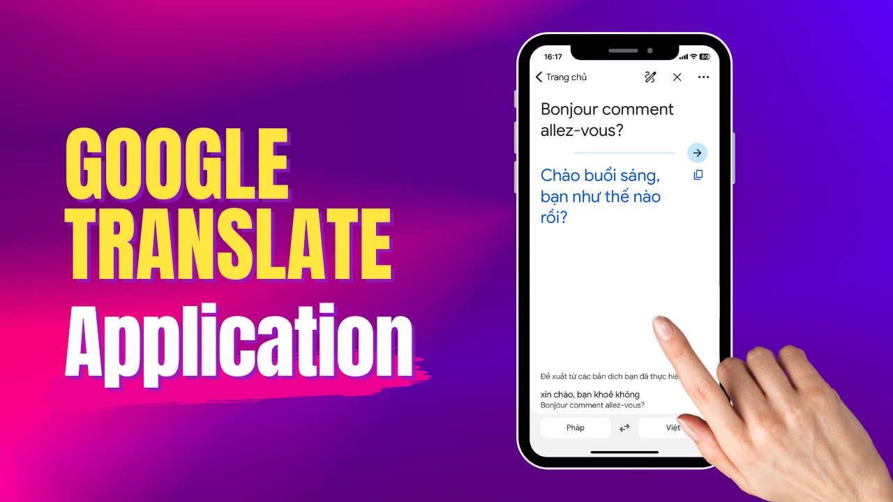 Google Translate - applications pour leur voyage au Vietnam