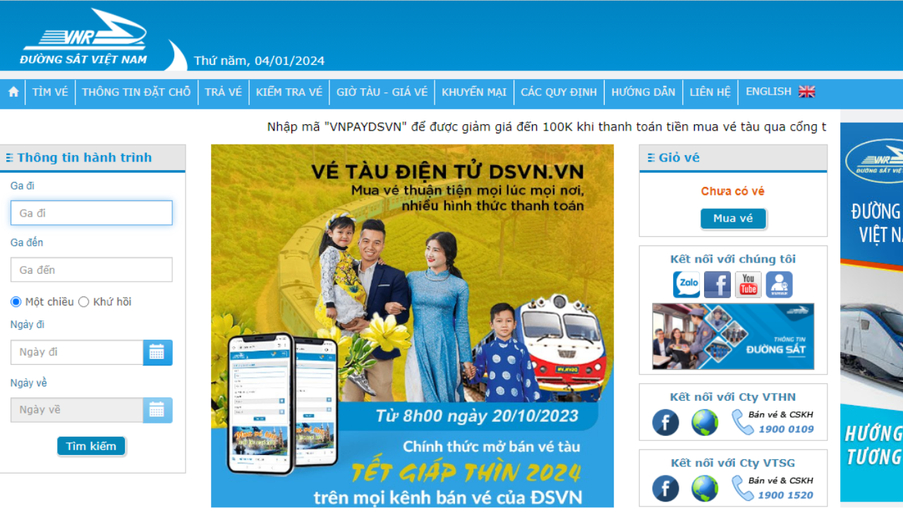 Comment acheter des billets de train au Vietnam