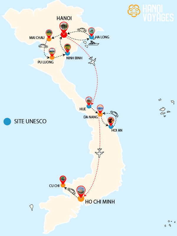 Circuit Vietnam 15 jours avec pu luong