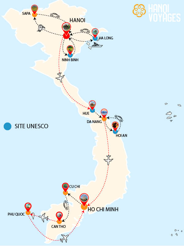 Circuit Vietnam 21 jours