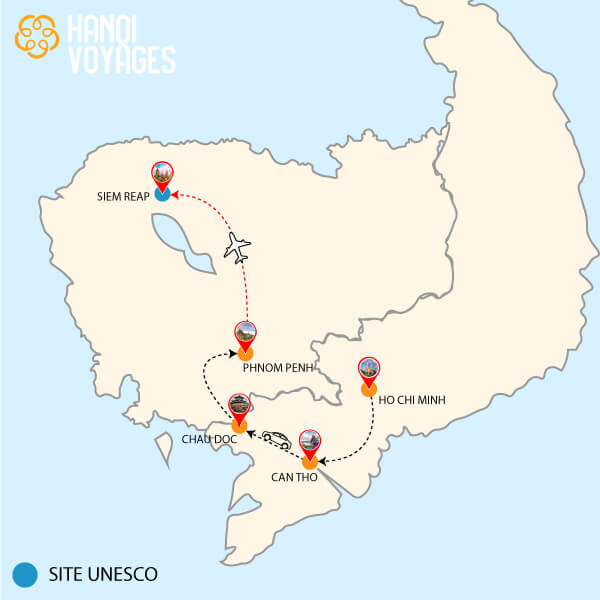 Circuit Vietnam Cambodge 10 jours