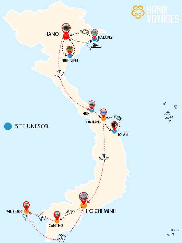 Voyage de noces au Vietnam 15 jours