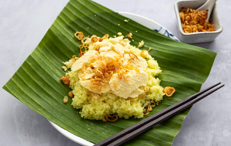Xôi xéo – un plat de riz gluant délicieux et célèbre du Vietnam