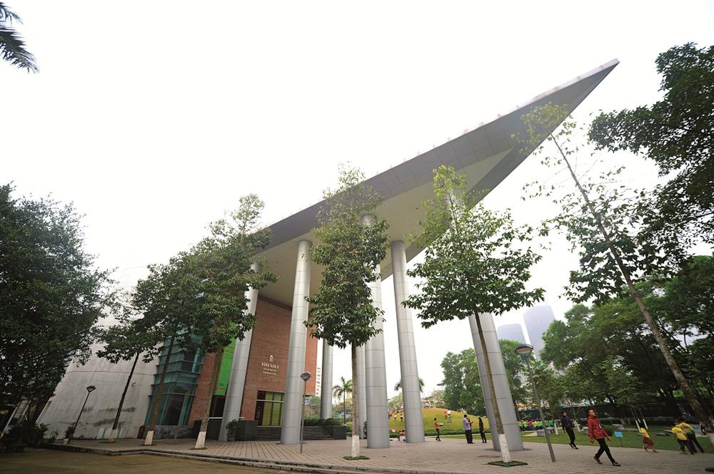 musée d'Ethnographie du Vietnam: Bâtiment en forme de cerf-volant